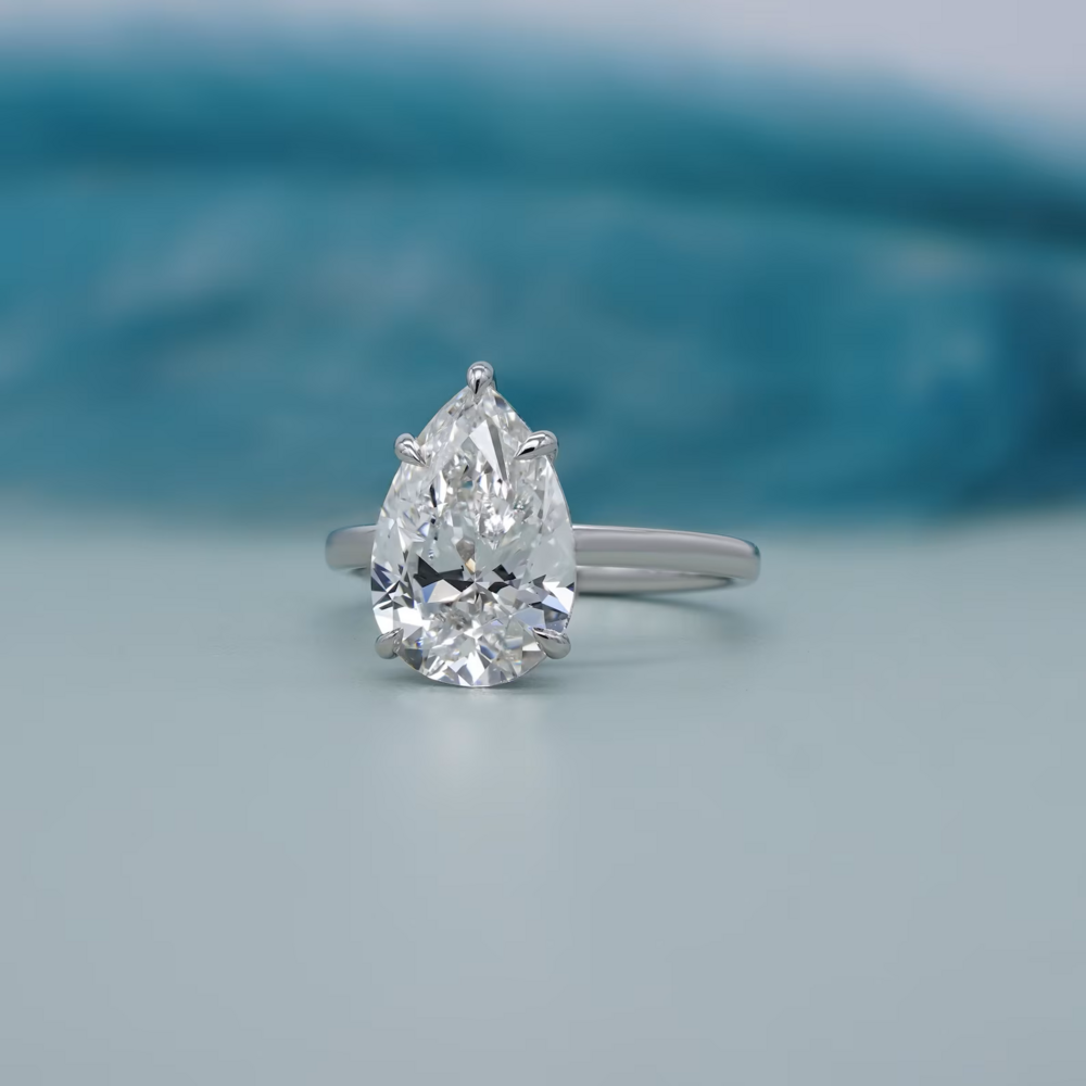 pear diamond ring