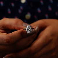 pear diamond ring