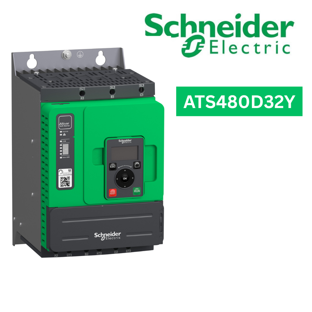 Ats480D32Y-Soft Starter, Altistart 480, 32A, 208 To 690V Ac, Control Supply 110 To 230V Ac - Application: Process And Infrastructures
