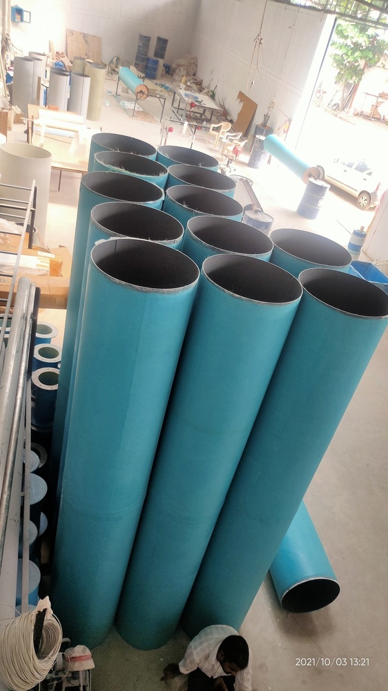 Pp Frp Ducting Pipe - Color: Green