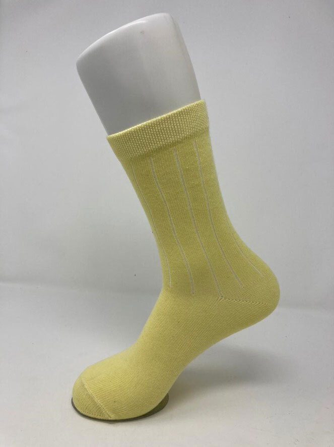 Organic Bamboo Cotton Socks - Color: Yellow
