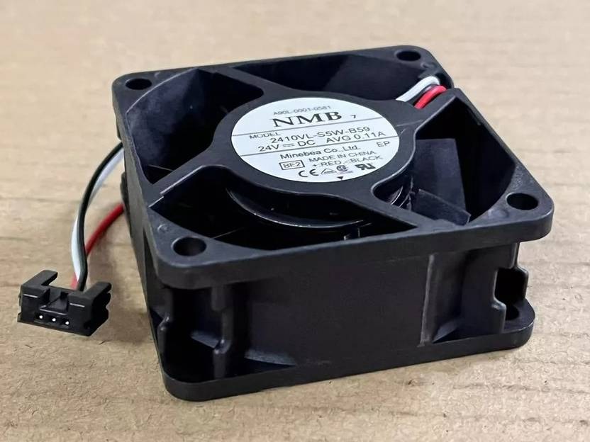 NMB 2410VL-S5W-B59 Axial Fan 24V-0.11A DC Brushless Air Cooling Fan 6025mm 3Pin Fan with Heat Sinks All in one Cooler  (Black)