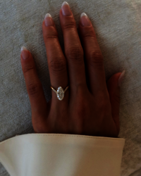 SET  Grande Moval Adorned Eve Ring & Band