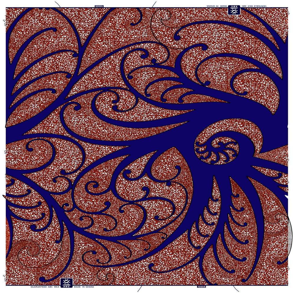 African Wax Print 100% Cotton Width 45