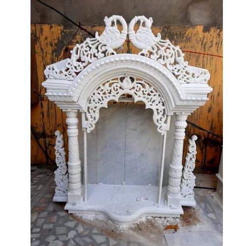 Makrana marble beautiful carved temple