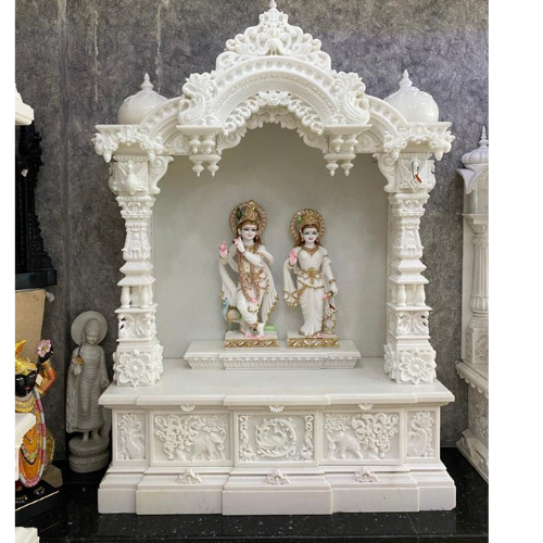 Makrana marble beautiful carved temple