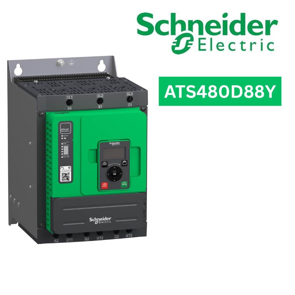 Ats480D88Y-Soft Starter, Altistart 480, 88A, 208 To 690V Ac, Control Supply 110 To 230V Ac - Application: Process And Infrastructures