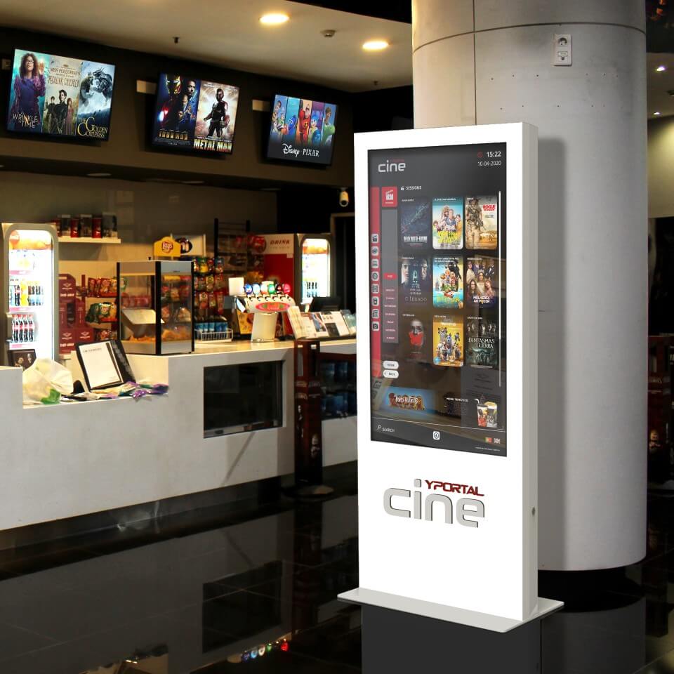 Touch Screen Kiosk - Application Areas: Advertising