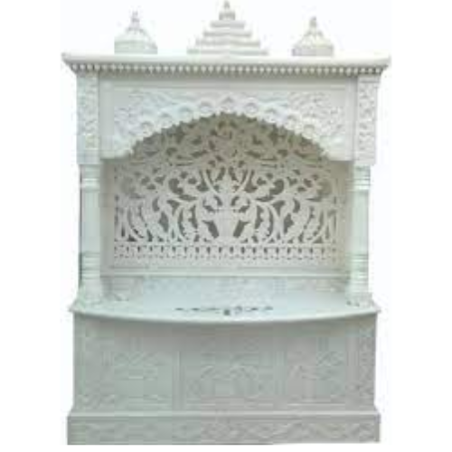White Makrana Marble Jali mandir