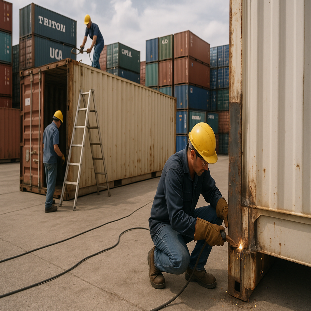 USED SHIPPING CONTAINER REPAIR MNR