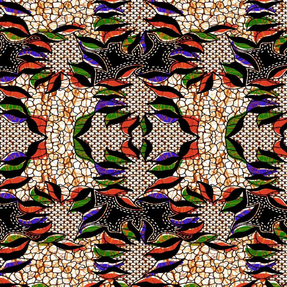 Premium 45 Width Wax Print Cotton Fabric