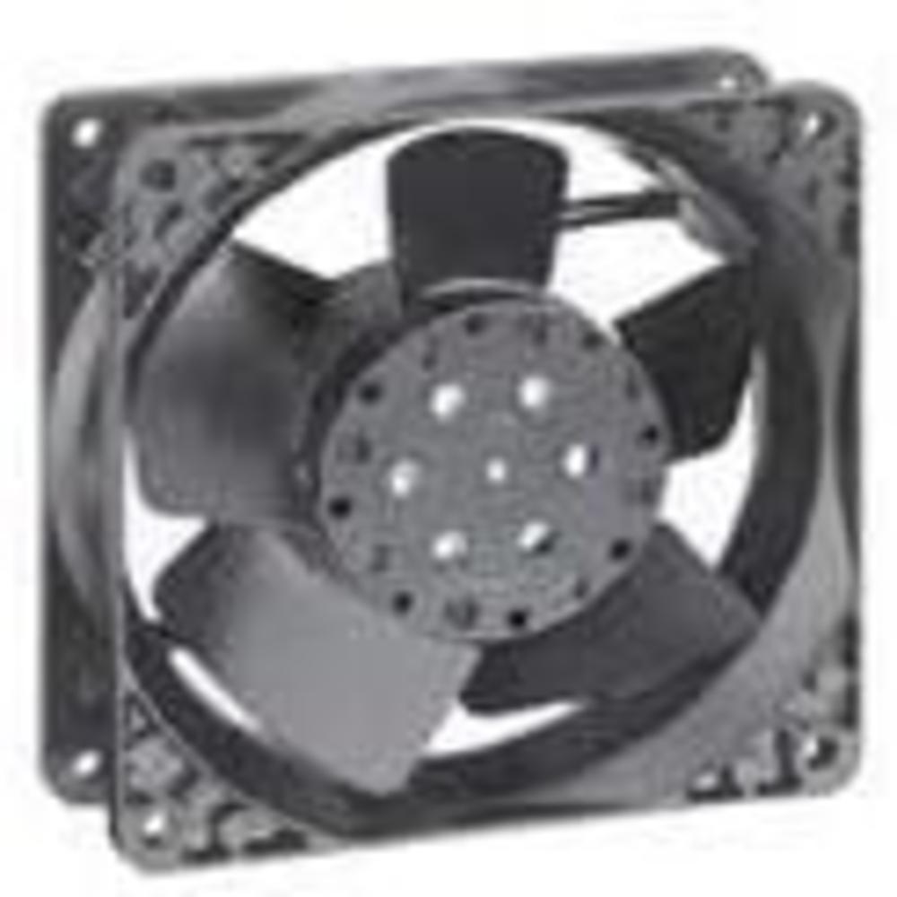 EBM-PAPST 4656NU AC Fans Ball Bearing 230VAC 50Hz 47DBA 19W 2650RPM FLNG MT, 2 Terminals, Dust Tight, Water Resist, Metal Frame/Blade