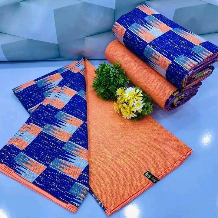 African Wax Print Fabric 100% Polyester 45 Width