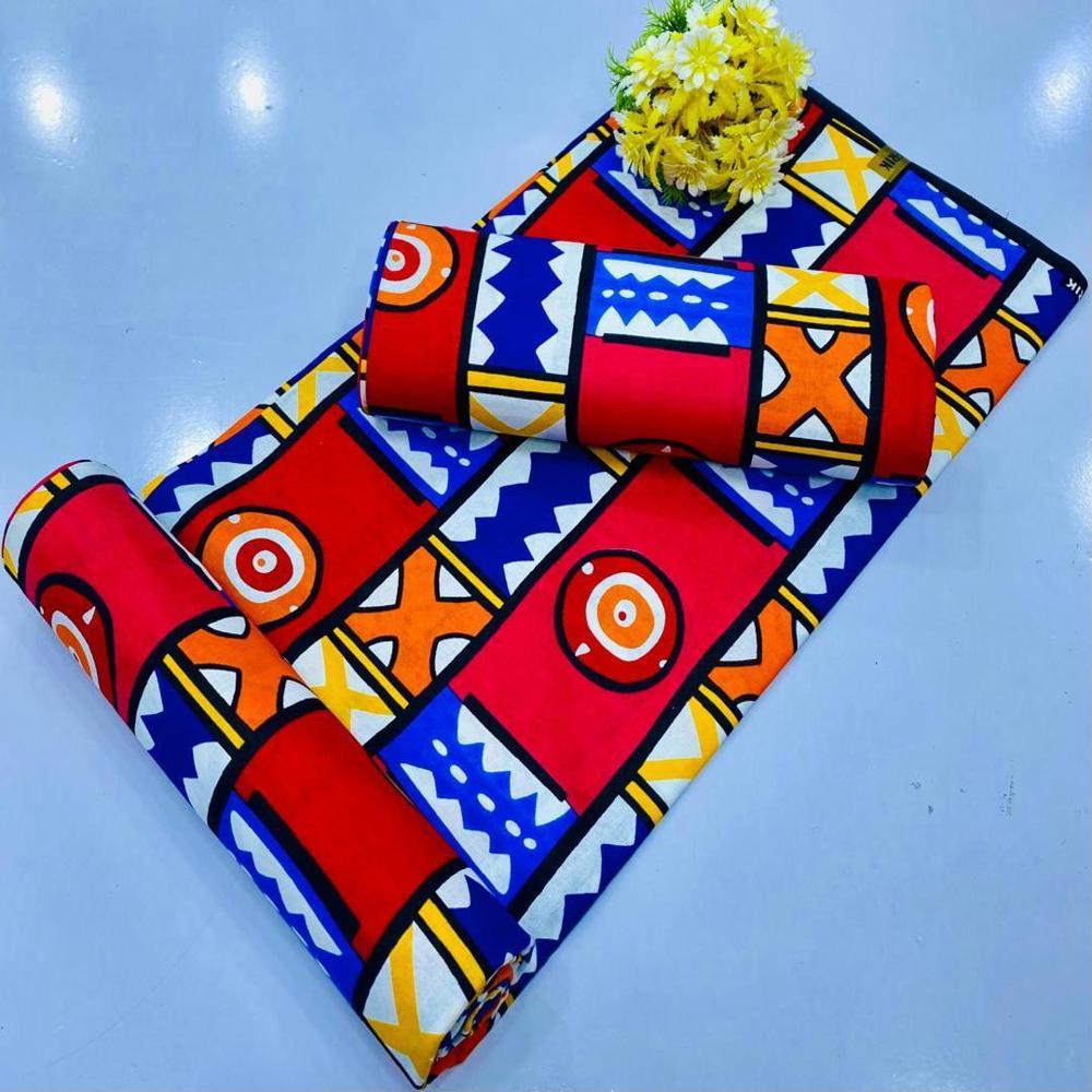 African Wax Print Fabric 100% Polyester 45 Width