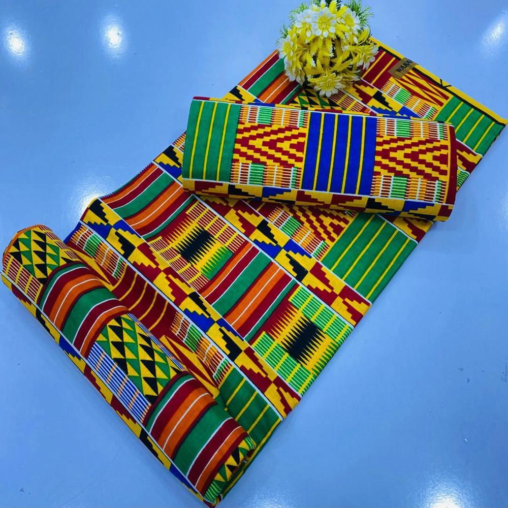 African Wax Print Fabric 100% Polyester 45 Width