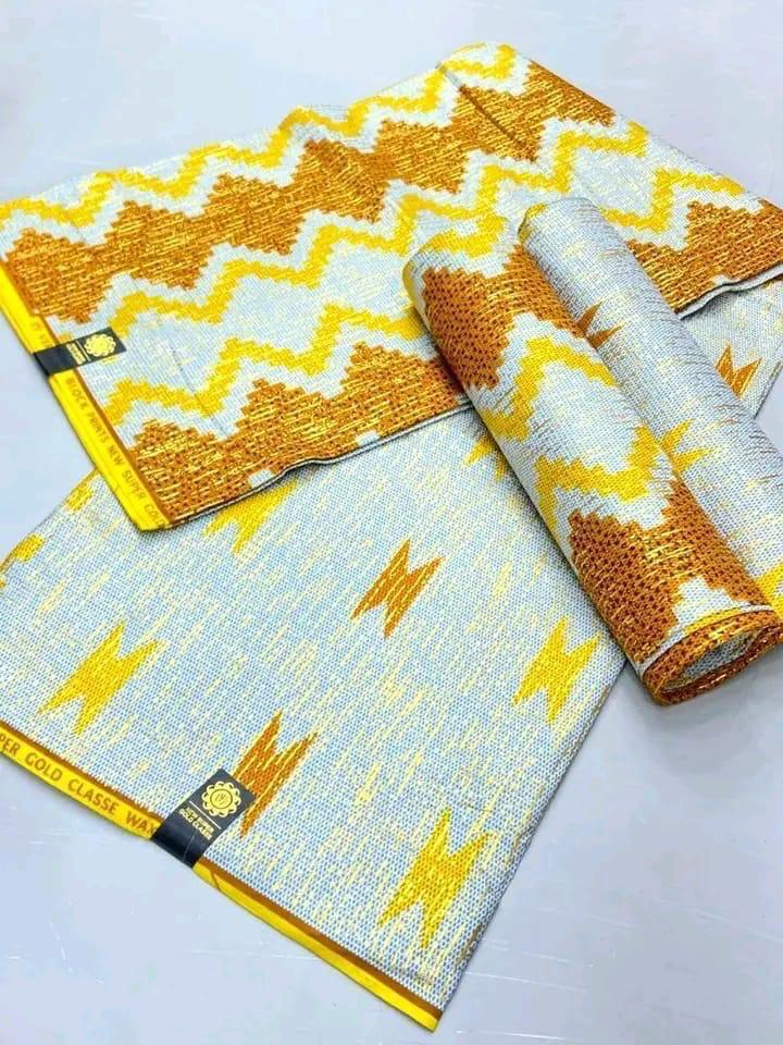 African Wax Print Fabric 100% Polyester 45 Width