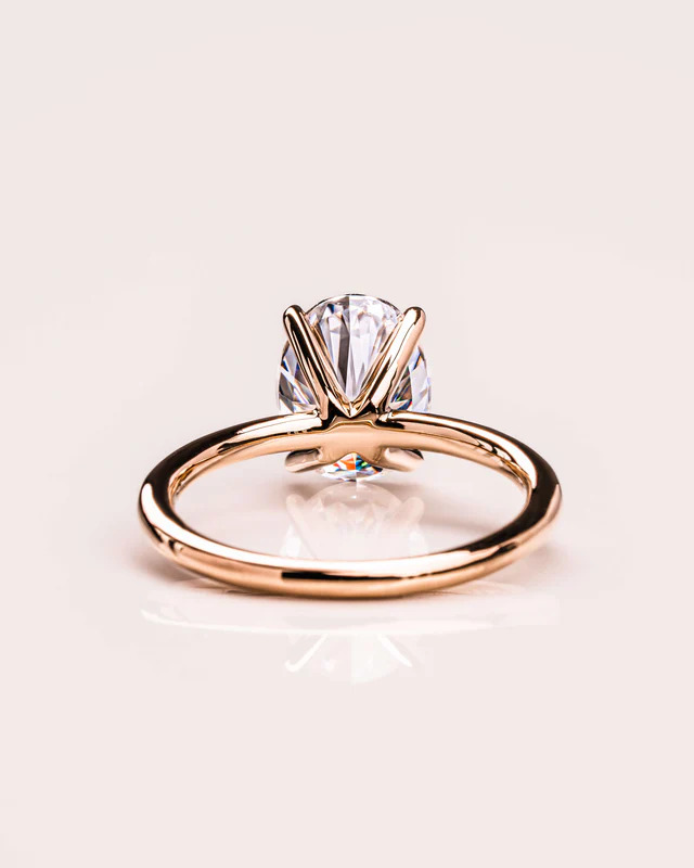 Oval-cut Diamond - Color: White