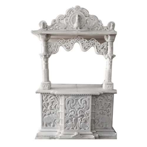 Marble Carved Pooja Temple