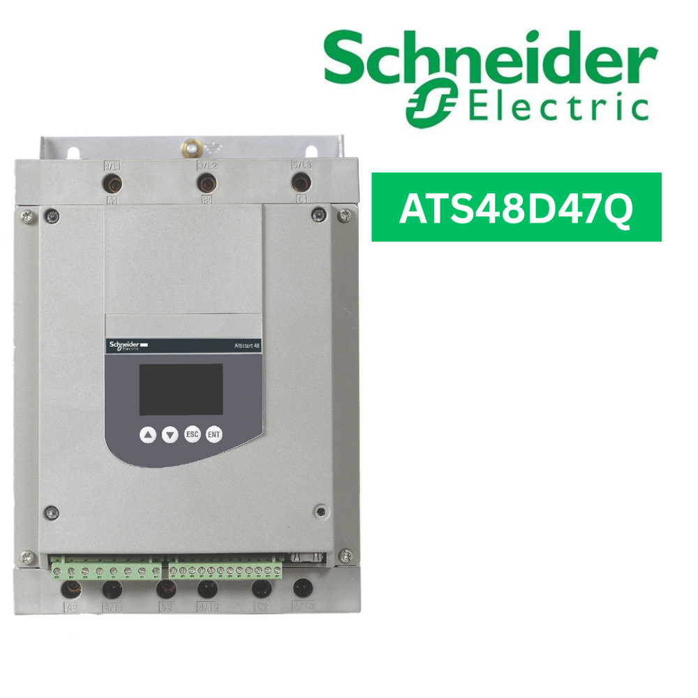 Ats48D47Q-Soft Starter For Asynchronous Motor, Altistart 48, 42A, 230 To 415V, 9 To 45Kw - Application: Heavy Duty Industry And Pumps