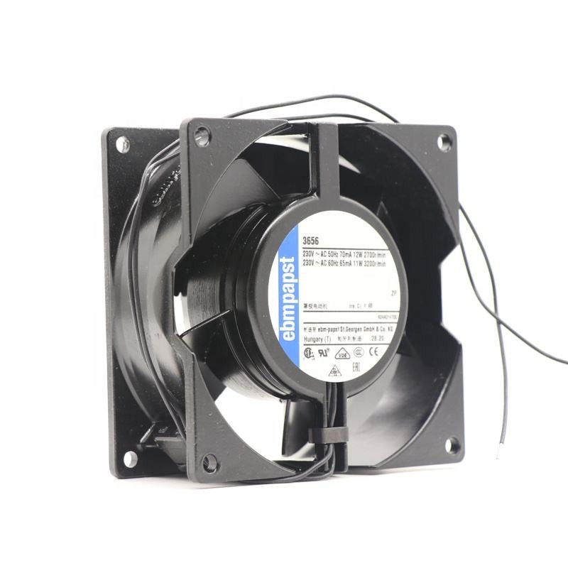 ebmpapst 3656 3950 92x92x38mm 9cm 230V AC 75m3/h 2700RPM Power Module Electric Control Cabinet Axial Cooling Fan