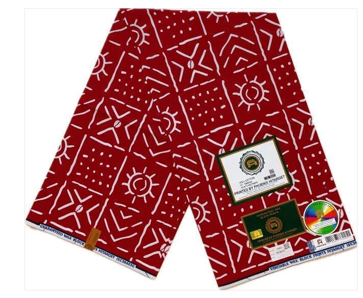 Wholesale African Wax Print Polyester Fabric 45 Width - Application: Apparel