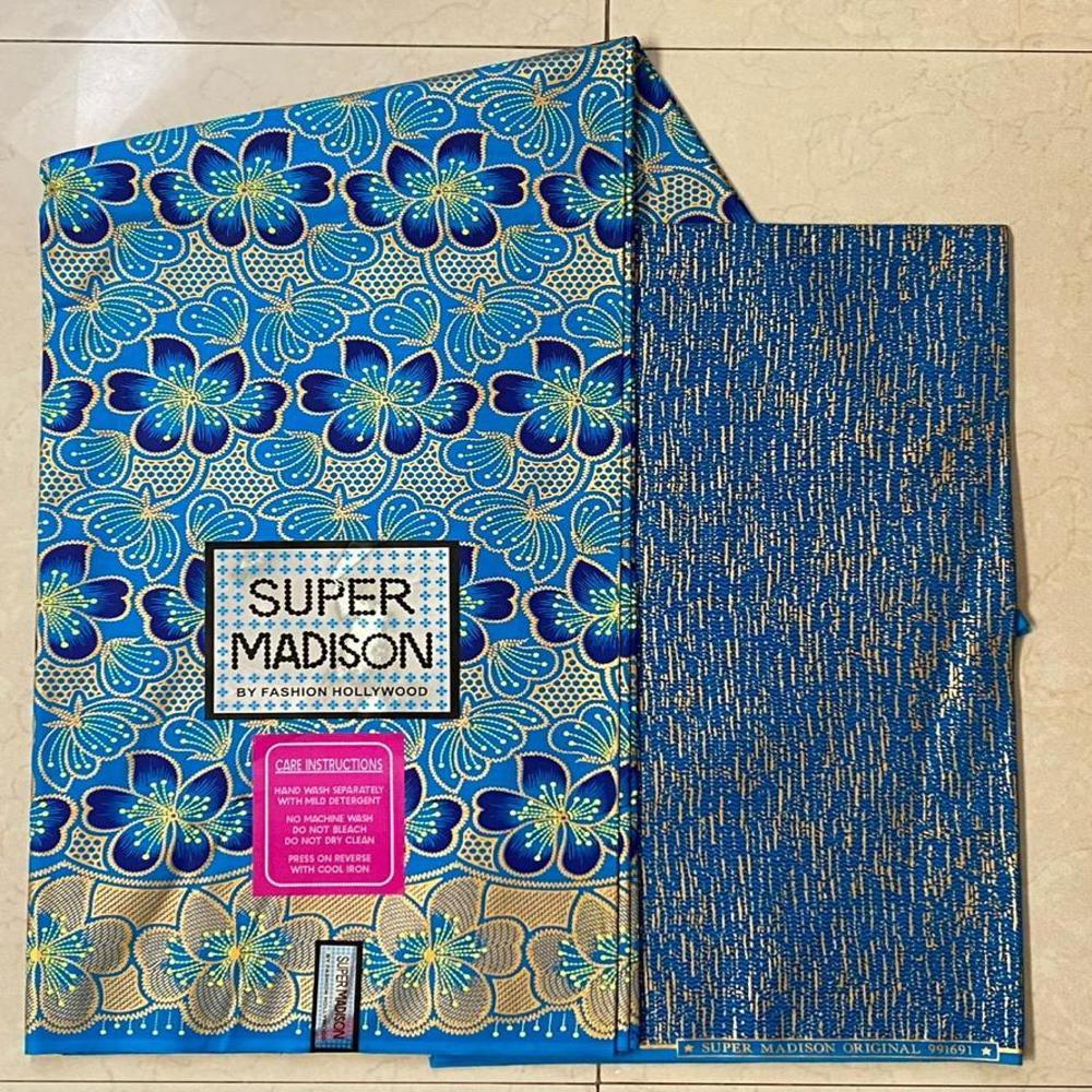 Wholesale African Wax Print Polyester Fabric 45 Width