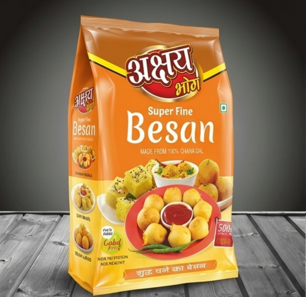 500G Super Fine Besan - Additives: No Additives / Preservative Free