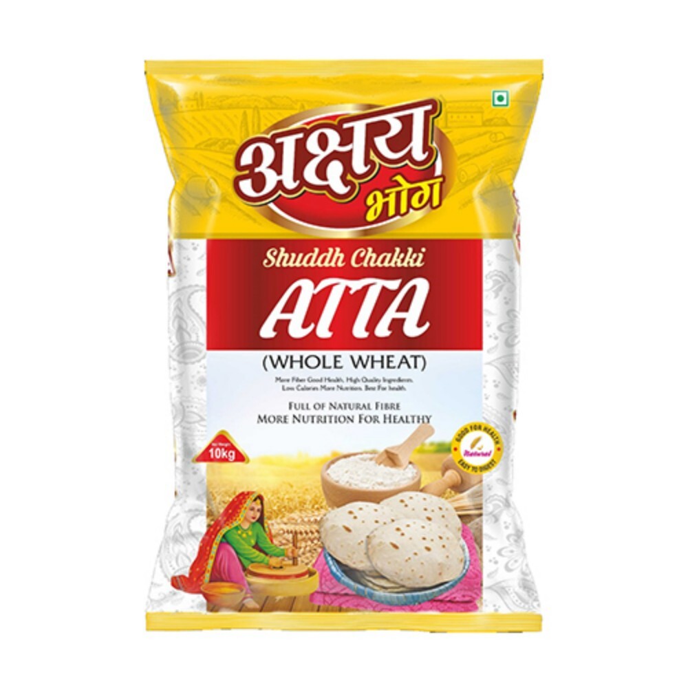 5Kg Shuddh Chakki Wheat Flour - Additives: No