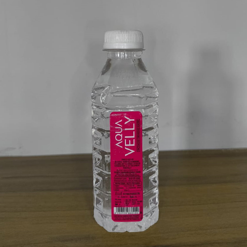 200 ML Aquavelly Square Water Bottle With White Cap