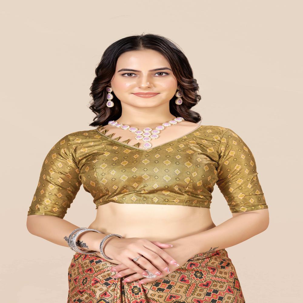 Ethnic Motifs Printed Patola Saree