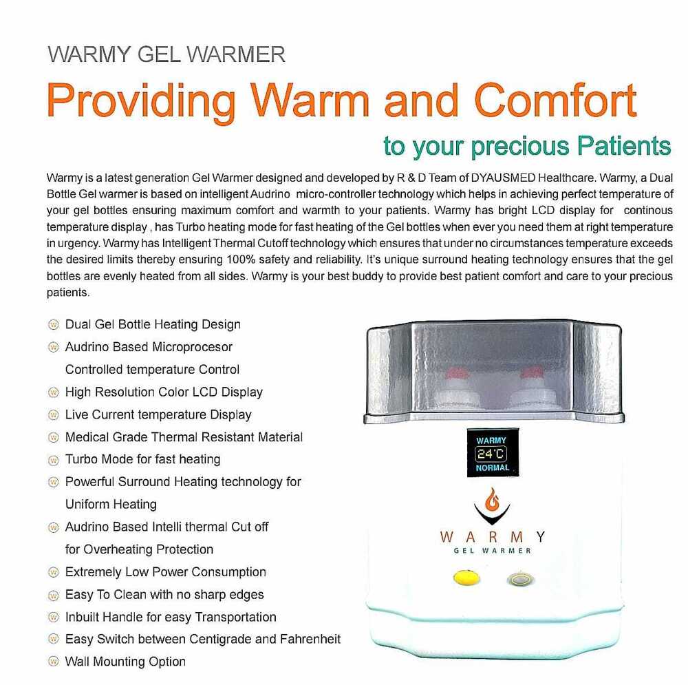 Warmy Gel Warmer - Application: For Ecg