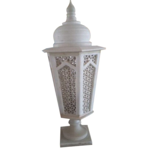 Decorative Marble Lamp - Color: White