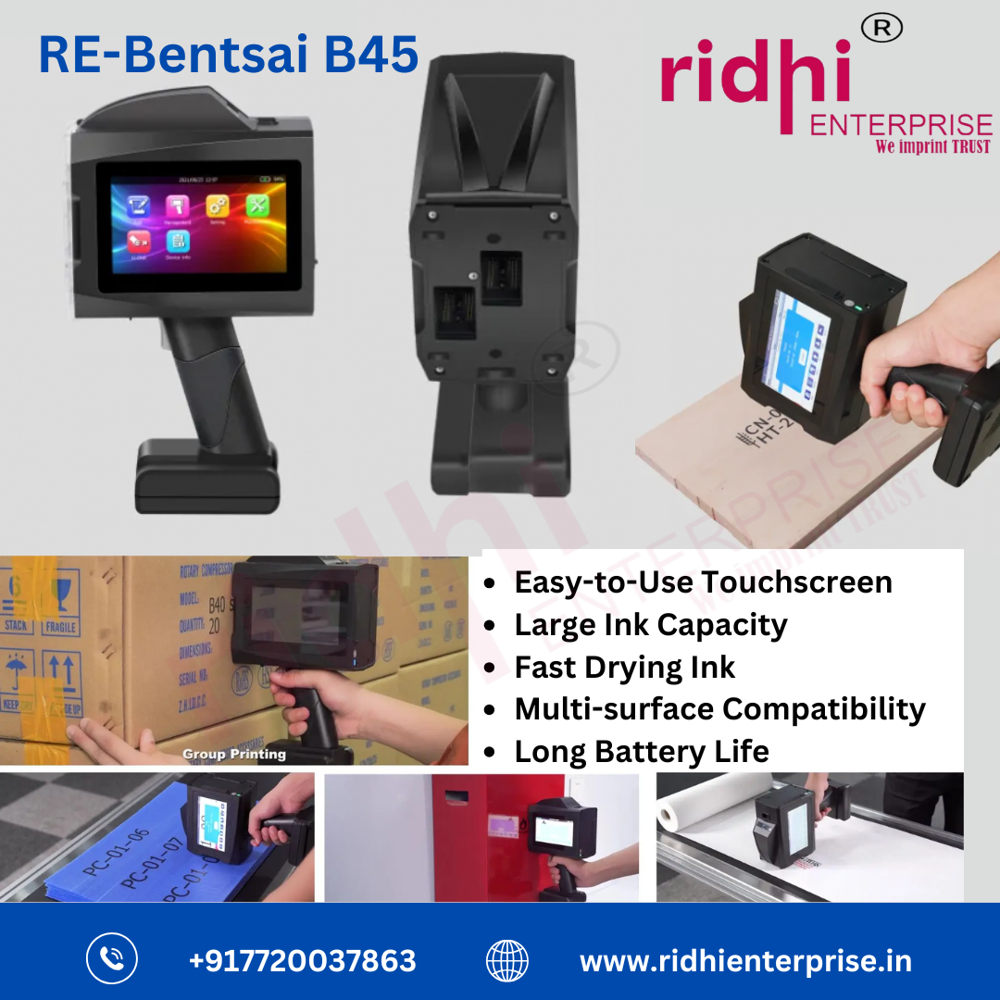 RIDHI BENTSAI B45 2 INCH HANDHELD TIJ MACHINE
