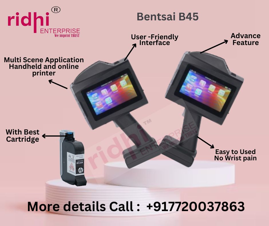 Ridhi Bentsai B45 2 Inch Handheld Printer - Accuracy: 0.5 Mm