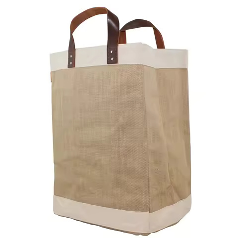 Bolsa De Yute Burlap Jute Tote Shopping Bag