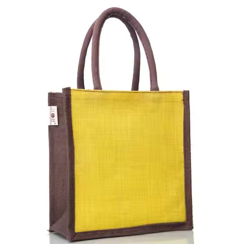 High Quality Customized Logo Jute Shopping Bag Eco-Friendly Cotton Canvas Bag