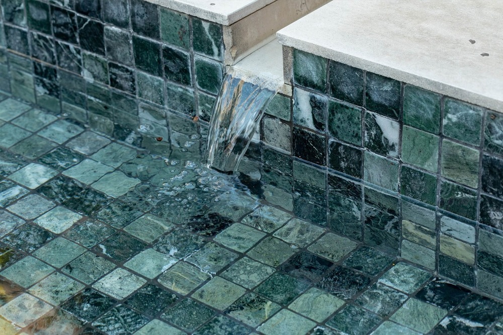 Green Marble Stone Mosaic
