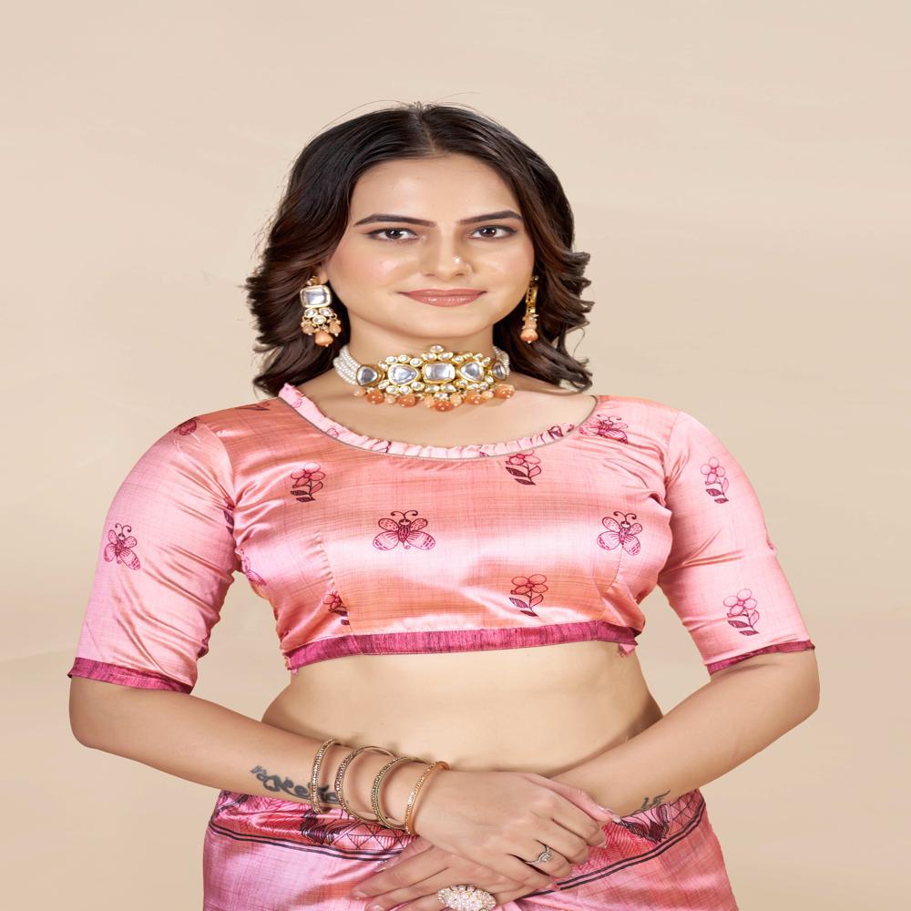 Ethnic Motifs Printed Saree