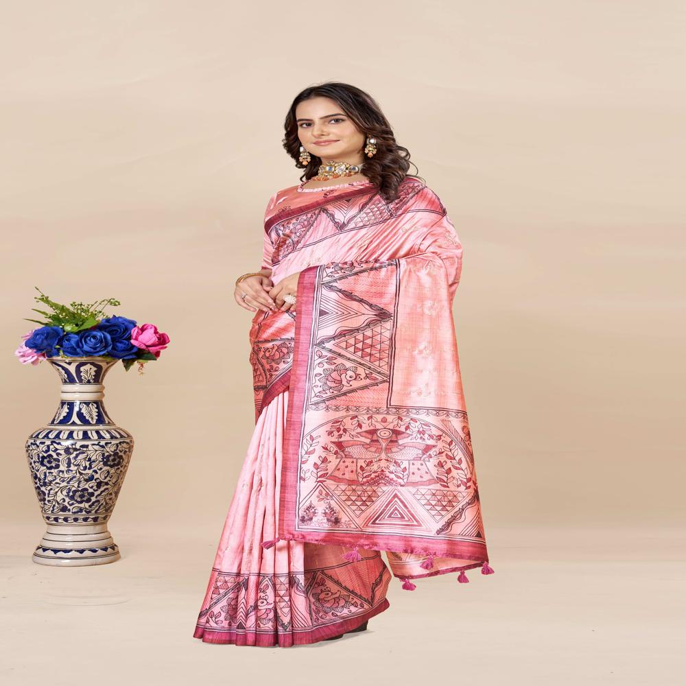 Ethnic Motifs Printed Saree