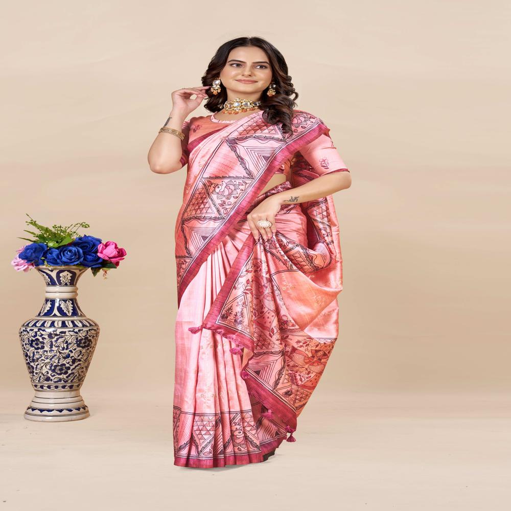 Ethnic Motifs Printed Saree