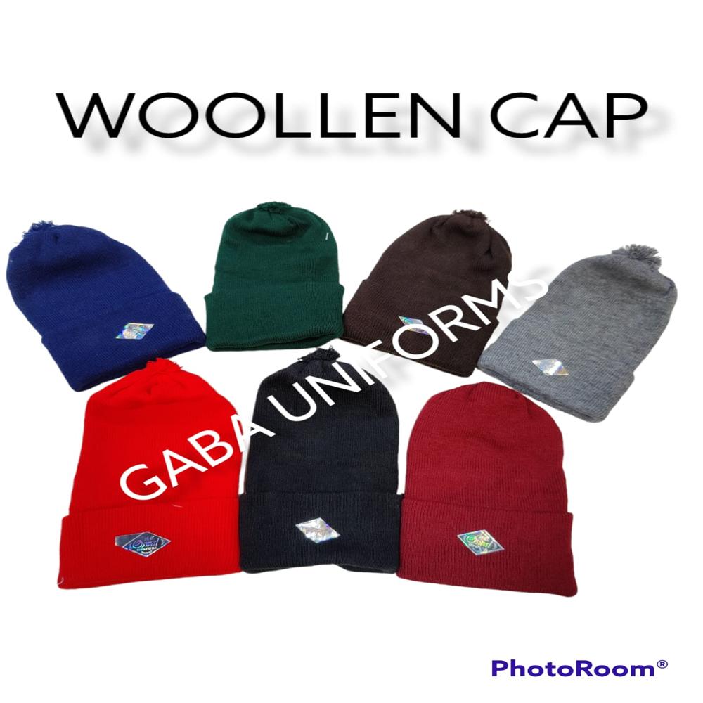 School Winter Caps - Color: Black