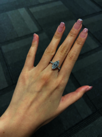 Marquise-Diamond Engagement Ring