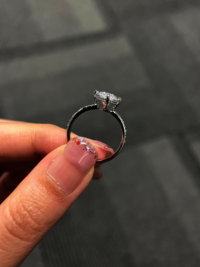 Marquise-Diamond Engagement Ring