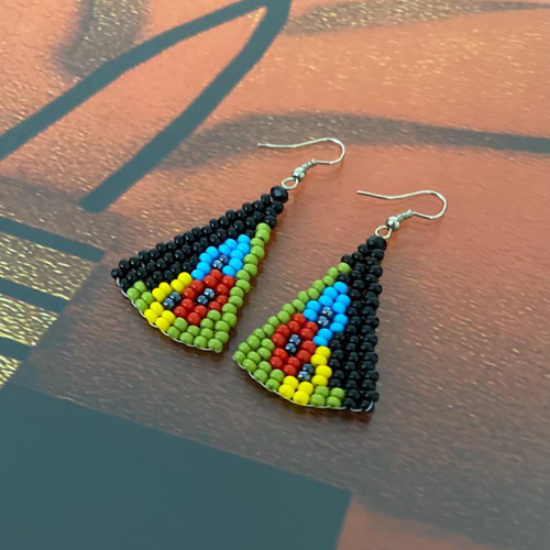 Big Triangle Earring - Color: Different Available