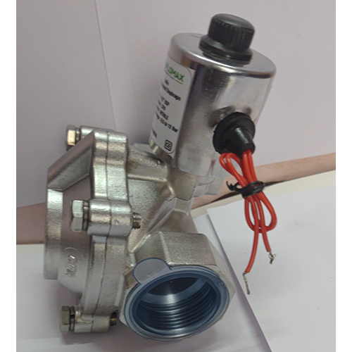 2 Inch Pilot Operated Diaphgram Solenoid Valves - Color: Silver