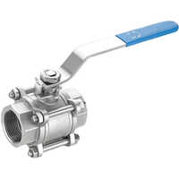 3 Piece Screwed End Ball Valve