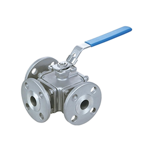 3 Way Flanged End Ball Valve - Application: Pipe Fitting
