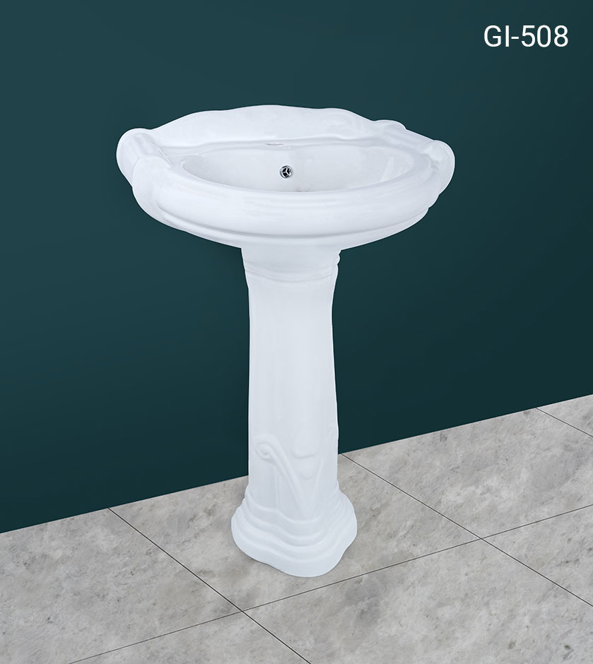 Standing wash basin