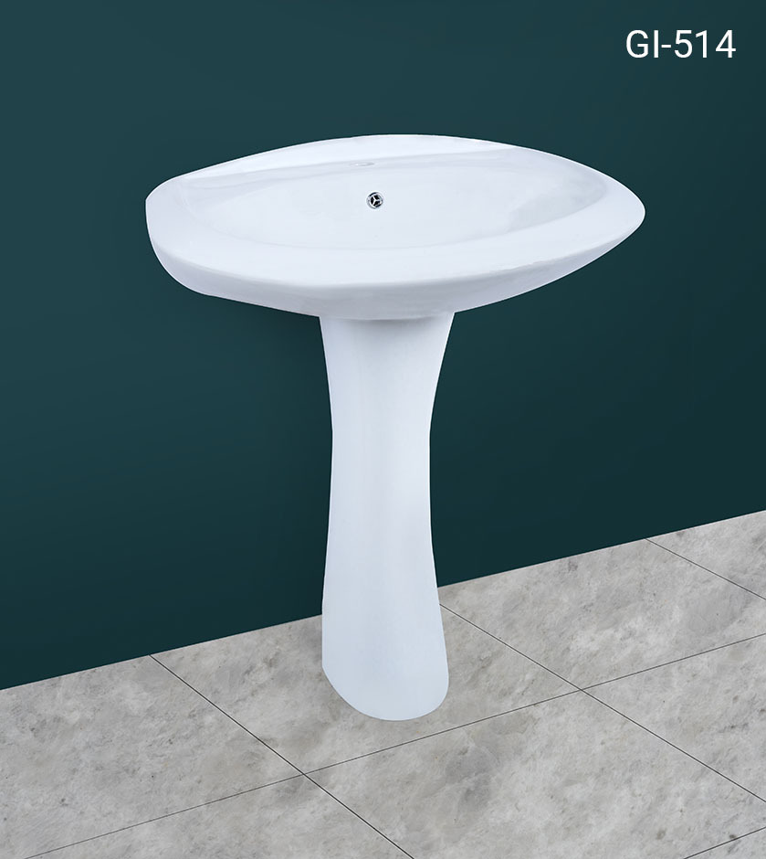 Standalone bathroom sink