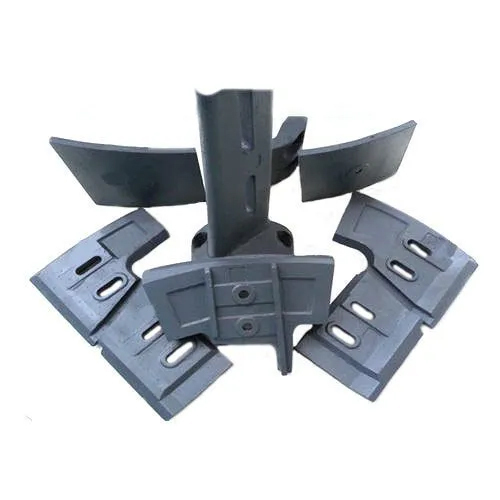 Lateral Soil Mixing Blade - Color: Gray